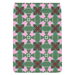 Pink brown flowers pattern     			Removable Flap Cover (L)