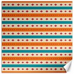 Rhombus and stripes pattern      			Canvas 12  x 12  11.4 x11.56  Canvas - 1