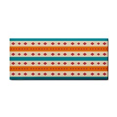 Rhombus And Stripes Pattern      			hand Towel