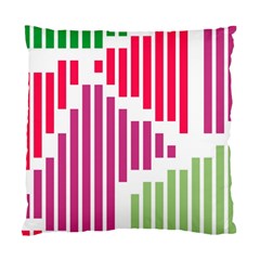 Vertical Stripes    	standard Cushion Case (two Sides) by LalyLauraFLM