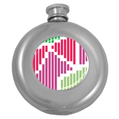 Vertical Stripes    			hip Flask (5 Oz) by LalyLauraFLM