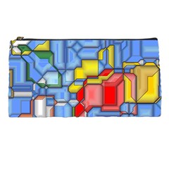 3d Shapes 	pencil Case by LalyLauraFLM