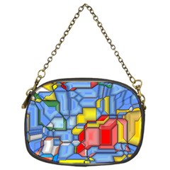 3d Shapes 	chain Purse (two Sides) by LalyLauraFLM