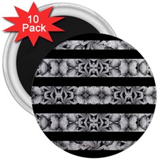 Alien Seamless Stripes 3  Magnets (10 Pack)  by dflcprints