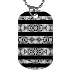 Alien Seamless Stripes Dog Tag (one Side) by dflcprints