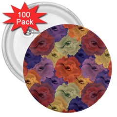 Vintage Floral Collage Pattern 3  Buttons (100 Pack)  by dflcprints