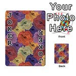 Vintage Floral Collage Pattern Playing Cards 54 Designs  Front - Joker1