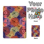 Vintage Floral Collage Pattern Playing Cards 54 Designs  Front - Joker2