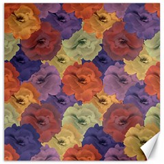 Vintage Floral Collage Pattern Canvas 20  X 20   by dflcprints