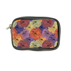 Vintage Floral Collage Pattern Coin Purse by dflcprints