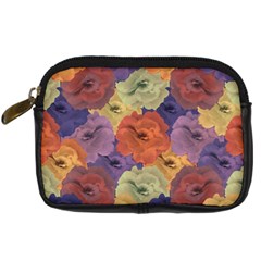 Vintage Floral Collage Pattern Digital Camera Cases by dflcprints