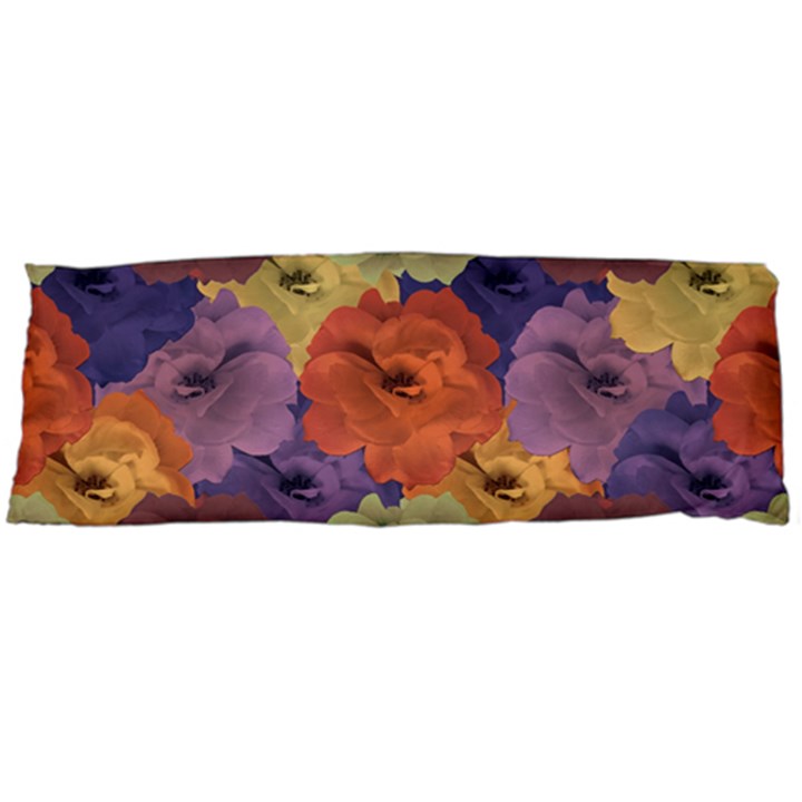 Vintage Floral Collage Pattern Body Pillow Case (Dakimakura)