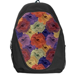 Vintage Floral Collage Pattern Backpack Bag by dflcprints