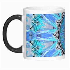 Sapphire Ice Flame, Light Bright Crystal Wheel Morph Mugs by DianeClancy