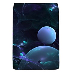 The Music Of My Goddess, Abstract Cyan Mystery Planet Flap Covers (l)  by DianeClancy