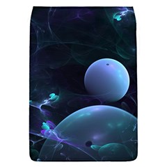 The Music Of My Goddess, Abstract Cyan Mystery Planet Flap Covers (s)  by DianeClancy