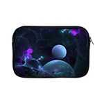 The Music Of My Goddess, Abstract Cyan Mystery Planet Apple iPad Mini Zipper Cases Front