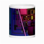 Jewel City, Radiant Rainbow Abstract Urban Morph Mugs Center