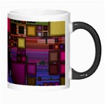 Jewel City, Radiant Rainbow Abstract Urban Morph Mugs Right