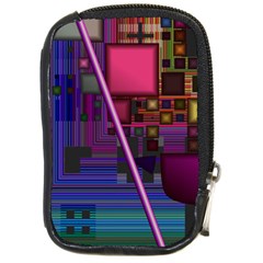 Jewel City, Radiant Rainbow Abstract Urban Compact Camera Cases by DianeClancy