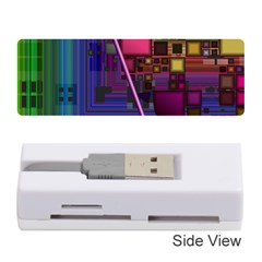 Jewel City, Radiant Rainbow Abstract Urban Memory Card Reader (stick) 