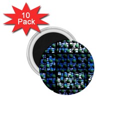 Looking Out At Night, Abstract Venture Adventure (venture Night Ii) 1 75  Magnets (10 Pack) 