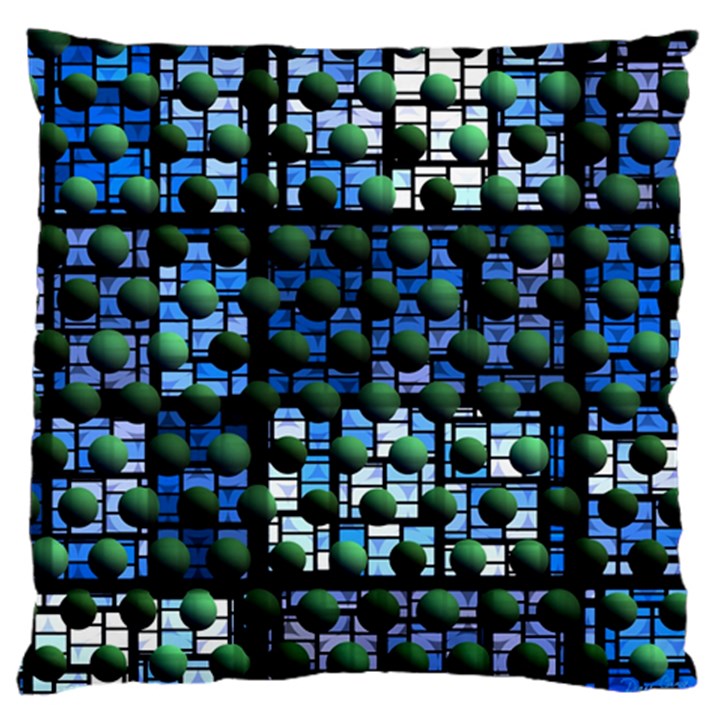 Looking Out At Night, Abstract Venture Adventure (venture Night Ii) Large Cushion Case (One Side)