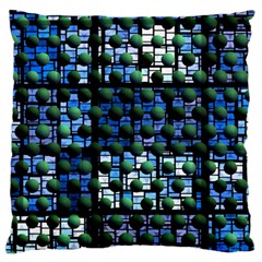 Looking Out At Night, Abstract Venture Adventure (venture Night Ii) Standard Flano Cushion Case (two Sides) by DianeClancy