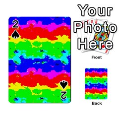 Colorful Digital Abstract  Playing Cards 54 Designs  by dflcprints