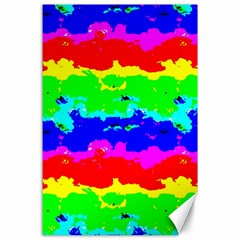 Colorful Digital Abstract  Canvas 24  X 36  by dflcprints