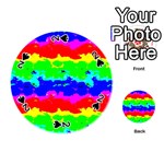 Colorful Digital Abstract  Playing Cards 54 (Round)  Front - Spade2