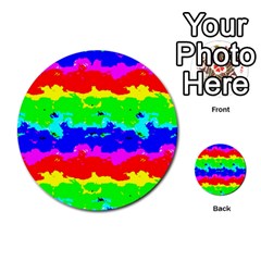 Colorful Digital Abstract  Multi-purpose Cards (round)  by dflcprints