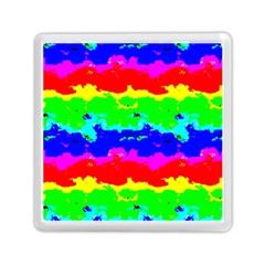 Colorful Digital Abstract  Memory Card Reader (square) 