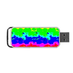 Colorful Digital Abstract  Portable Usb Flash (one Side) by dflcprints