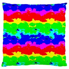 Colorful Digital Abstract  Standard Flano Cushion Case (two Sides) by dflcprints