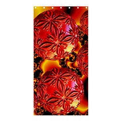  Flame Delights, Abstract Red Orange Shower Curtain 36  X 72  (stall)  by DianeClancy