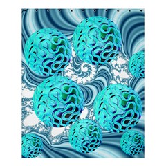 Teal Sea Forest, Abstract Underwater Ocean Shower Curtain 60  X 72  (medium)  by DianeClancy