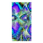 Abstract Peacock Celebration, Golden Violet Teal Shower Curtain 36  x 72  (Stall)  Curtain(36 X72 ) - 33.26 x66.24  Curtain(36 X72 )