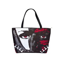 Zipper Face Large Shoulder Bag