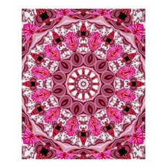 Twirling Pink, Abstract Candy Lace Jewels Mandala  Shower Curtain 60  X 72  (medium) 