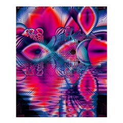 Cosmic Heart Of Fire, Abstract Crystal Palace Shower Curtain 60  X 72  (medium)  by DianeClancy