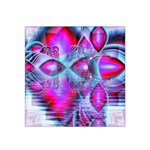 Crystal Northern Lights Palace, Abstract Ice  Satin Bandana Scarf Front