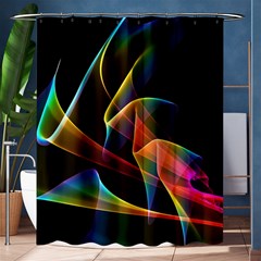 Crystal Rainbow, Abstract Winds Of Love  Shower Curtain 60  X 72  (medium) 