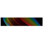 Liquid Rainbow, Abstract Wave Of Cosmic Energy  Flano Scarf (Small) Front