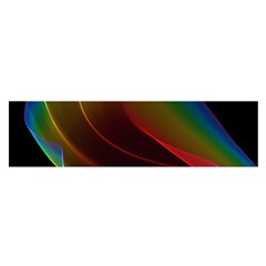 Liquid Rainbow, Abstract Wave Of Cosmic Energy  Satin Scarf (oblong) by DianeClancy