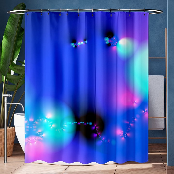 Love In Action, Pink, Purple, Blue Heartbeat 10000x7500 Shower Curtain 60  x 72  (Medium) 