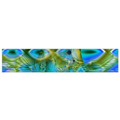 Mystical Spring, Abstract Crystal Renewal Flano Scarf (small) by DianeClancy