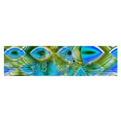 Mystical Spring, Abstract Crystal Renewal Satin Scarf (oblong)