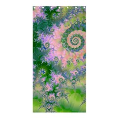 Rose Apple Green Dreams, Abstract Water Garden Shower Curtain 36  X 72  (stall)  by DianeClancy