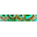 Spring Leaves, Abstract Crystal Flower Garden Flano Scarf (Large) Front